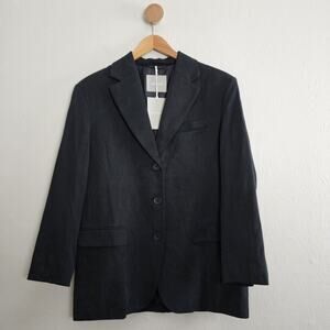 Everlane The ’80s Blazer Black Classic Oversized Shoulder Pads NWT - Women's 6